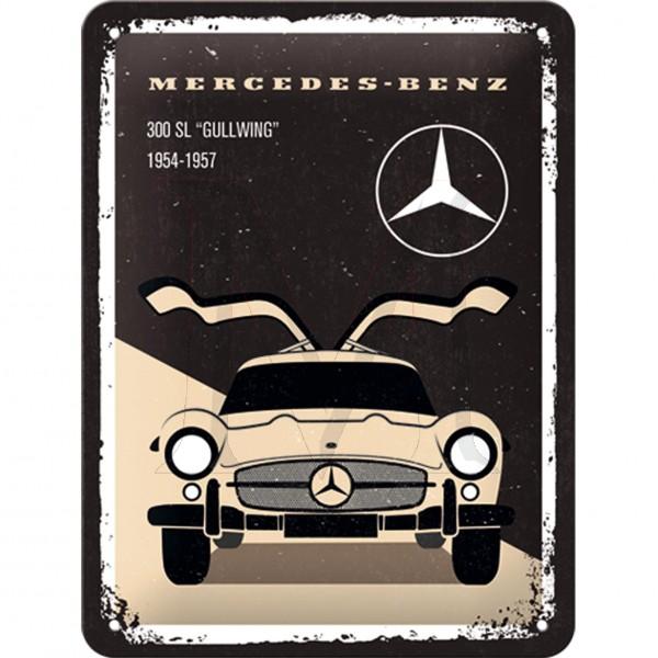 Mercedes-Benz Tin Sign 300 SL beige