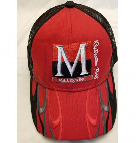 Millers Inc Hat, Red/Black